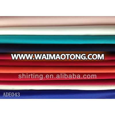 cotton poly spandex dyed poplin fabric for shirt TC POPLIN ready bulk