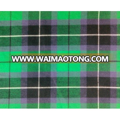 cotton fabric flannel fabric check for baby shirt