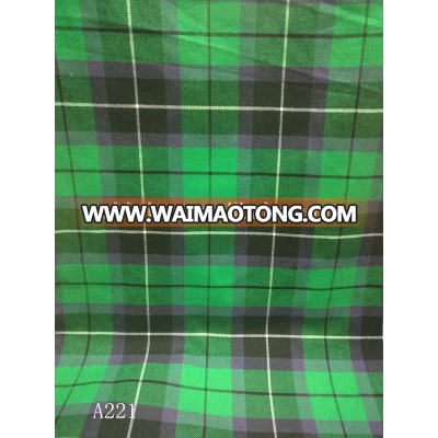 stock / ready bulk woven 40S Cotton one side brushed/flannel yarn dyed fabric for winter/spring/autumn